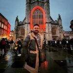 Manimegalai Instagram - Roman City 🌆 Enga frame vachaalum azhaga iruka ooru 😍🏰 @mehussain_7 #HussainManimegalai #london #romancity The Roman Baths