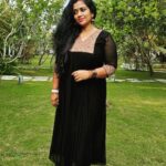 Manju Pathrose Instagram - Black is my favourite 🖤🖤🖤🖤 👗:@fathisdesignerstudio 📸:@bhagyanathjs