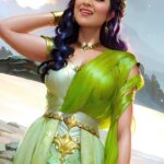 Manjula Paritala Instagram - #disneyprincess #fantasymirror #which one is ur favourite Disney character #I like ELSA #prequelapp