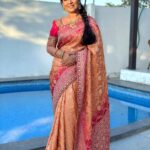 Manjula Paritala Instagram - #💕💕 #saree @ss_fashion_weavers_closet