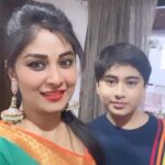 Manjula Paritala Instagram - #withmyprince🤴🏻 #onhisbirthday #birthdayboy🎉