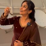 Manjula Paritala Instagram - #sankranthisambaralu #velvetdress with maggam work @wardrobe.talks