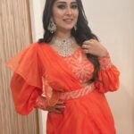 Manjula Paritala Instagram - #🌟🌟 #semi draped saree @pinkpetalsdesignhouse