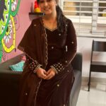 Manjula Paritala Instagram - #all abt Sankranthi #sankrantispecial #sankranthisambaralu #ethnicwear #velvetdress #maggamwork #velvetdress @wardrobe.talks