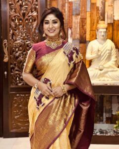 Manjula Paritala Instagram - #howz the look 🥰

#mua @vivid_makeups 
#jewelry @emmadi_silver_jewellery