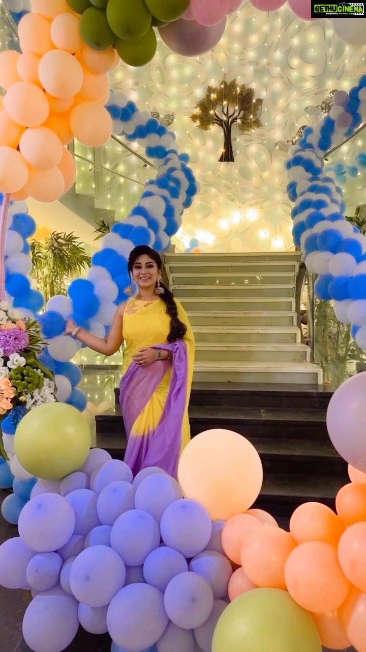 Manjula Paritala Instagram - #💛💜 #kaanunnakalyanam #sitaramam #saree @karthika_designer_studio