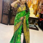Manjula Paritala Instagram - #all abt Ugadhi #watch our yt for celebrations #link in bio #manjulanirupam #kanchisilksaree @pattusareeswholesale