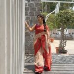 Manjula Paritala Instagram – #I walked in 💕. 
#saree @qalamkariwarehouse