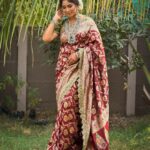 Manjula Paritala Instagram – #saree and maggam work border @studiosaachi
