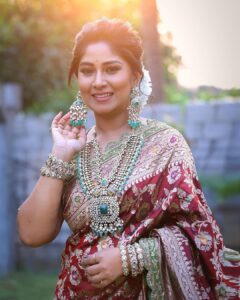 Manjula Paritala Instagram - #silver Jewelry with gold plated @goyazsilverjewellery