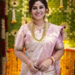 Manjula Paritala Instagram – #all abt Pooja at home #full video in our yt channel #manjulanirupam #linkinbio👆 
#kanchipattu saree @weaving_thread