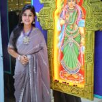 Manjula Paritala Instagram – #give them a reason to STARE , wear SAREE 💕
#russiansilksaree with cutdana work all over saree @macvastra 
Contact +91 77803 00697 for more collections