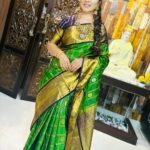 Manjula Paritala Instagram - #all abt Ugadhi #watch our yt for celebrations #link in bio #manjulanirupam #kanchisilksaree @pattusareeswholesale