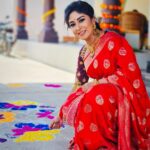 Manjula Paritala Instagram - #💕❤️ #satin Banaras saree @houseof.raadhya_sarees