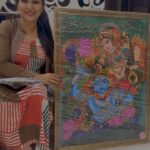 Manjula Paritala Instagram – #lovely mural painting @vd_art_room