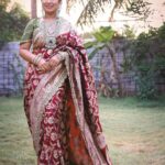 Manjula Paritala Instagram – #saree and maggam work border @studiosaachi