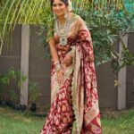 Manjula Paritala Instagram – #saree and maggam work border @studiosaachi
