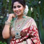 Manjula Paritala Instagram – #silver Jewelry with gold plated @goyazsilverjewellery