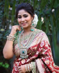 Manjula Paritala Instagram - #silver Jewelry with gold plated @goyazsilverjewellery