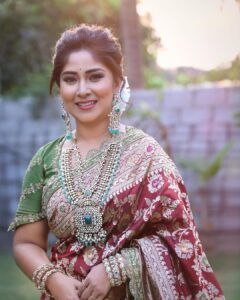 Manjula Paritala Instagram - #silver Jewelry with gold plated @goyazsilverjewellery