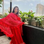 Meera Deosthale Instagram - It’s feels like love ❤️ Dress by @threadnbutton