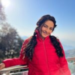 Meera Deosthale Instagram - Posting a picture from a cold freezing morning on a hot summer day! 😜🌸 Mussoorie