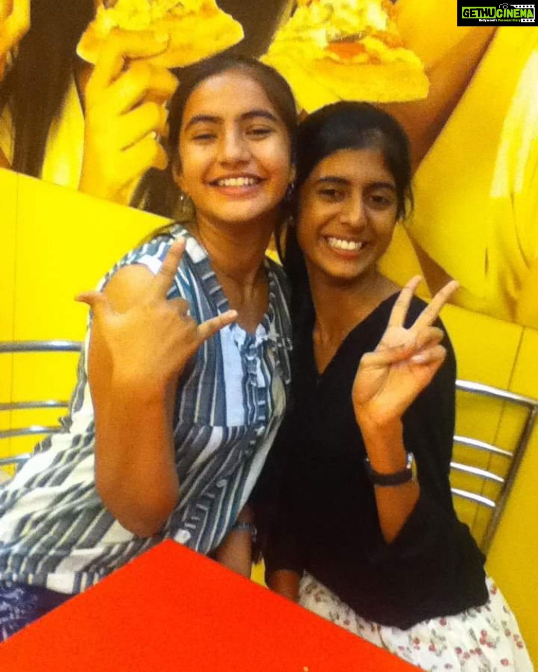 Meera Deosthale Instagram - @sanjanaudar, Happy birthday! ❤️ 🤗🤗 Thank you for being born and being my best friend all these 15 years! Thank you for being so non - judgemental and accepting me for being who I am! You are the wind under my wings ❤️🔥 To the Amazing, curious, smart, beautiful, sweet, secretive , caring and loving person that you are… 🥂 cheers! And not thank you for always telling me things late! I love you still and I will ❤️