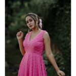 Megha Mathew Instagram - 📷 @_ajay2125 Colour editing @iam.harijith 👗 @drape_studio_jitta @jittasiju @the_drape_studio @mulberry_konni 💎 @adorebypriyanka 💄 @syam__sasidhar_makeup_artist #shoot #photoshoot #pink #dresses #instadaily #instafashion #fashionstyle #looks #insagram. Changanacherry