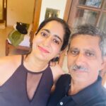 Megha Mathew Instagram - My hero 🦸‍♀️ Pappa I love you so much 😘❤️ #daughterlove #fatherdaughter #loveyou #verymuch #peaceofmind #blackcolor #favorite #myhero #mylife #myworld #youaaremyeverything🥰 Triveny River Palace Resort, Champakulam, Backwaters Alleppey , Kerala