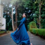 Megha Mathew Instagram - 💙💙💙 📷 @sigin_joy 👗 @mihaara #instafashion #blue #fashionstyle #instaphoto #instagaram