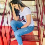 Megha Mathew Instagram - “Peace begins with a smile.”☺️🤍☺️ #smile #peace #happines #peaceofmind # Thrissur