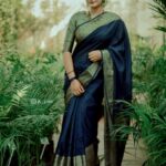 Megha Mathew Instagram - 💙💙💙 📷 @jk_jinu @jk_storiesss Saree by ; @varnudais 💄 @bindumohandas9 #saree #sareelove #fashionstyle #instadaily #instalike #sareefashion #sareelover Kottayam കോട്ടയം