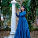 Megha Mathew Instagram - 💙💙💙 📷 @sigin_joy 👗 @mihaara #instafashion #blue #fashionstyle #instaphoto #instagram