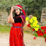 Megha Mathew Instagram - Kashmir ❤️The heaven on earth !!! #kashmir #himachal #himachalpradesh #mountains #kashmirdairies #kashmirdress #loveislove #travelgram #insta #instamood Hadimba Temple - Manali, H.P.