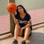 Miesha Saakshi Iyer Instagram – She shoots, she scores 🏀 
@bonkers.corner Mumbai, Maharashtra