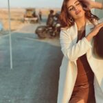Miesha Saakshi Iyer Instagram - Tanning in -1°C 🍁 . . . . . #armenia #musicvideo #shootday #gratitude #grateful #thankyouforeverything 🧿✨ Yerevan, Armenia
