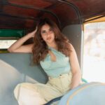 Miesha Saakshi Iyer Instagram - I didn’t feel like driving my Volkswagen, Thus Auto. 🛺 . . . . . . . . 📸 : @swagatsharmaphotography #getthepun #delhi #delhistreetphotography #delhidiaries #auto #green #yellow #ootd #streetstyle #streetwear #streetphotography #fashion #aesthetic #vibe #miesha #mieshaiyer #grateful #gratitude #thankyouforeverything 🧿✨