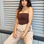 Miesha Saakshi Iyer Instagram - Running out of captions, So this is my caption 🤭 . . . . Corset: @thriftflipmumbai Pants: @urbanic_in . #dxb #dxblife #dubai #dubailife #dubai🇦🇪 #lovemylife #happiness #brown #thrift #corset #dubailove #miesha #mieshaiyer #grateful #gratitude #thankyouforeverything 🧿✨ Dubai, United Arab Emiratesدبي
