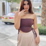 Miesha Saakshi Iyer Instagram - Running out of captions, So this is my caption 🤭 . . . . Corset: @thriftflipmumbai Pants: @urbanic_in . #dxb #dxblife #dubai #dubailife #dubai🇦🇪 #lovemylife #happiness #brown #thrift #corset #dubailove #miesha #mieshaiyer #grateful #gratitude #thankyouforeverything 🧿✨ Dubai, United Arab Emiratesدبي