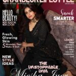 Miesha Saakshi Iyer Instagram - Swipe to the last pic for the reveal 📸🧿✨ . . . . . 📸 : @xbullsnaps 📍: @plumbybentchair On the cover of @glmagazine_india . . . #cover #magazine #magazinecovershoot #indie #lifestyle #gold #black #indieaesthetic #plumbybentchair #grandeurlifestyle #explore #ootd #fashion #ootdfashion #miesha #mieshaiyer #grateful #gratitude #thankyouforeverything 🧿✨🙏🏻