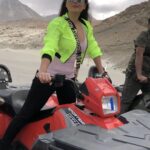 Minissha Lamba Instagram - ATV-ing it on the dry river bed...somewhere in Nubra Valley . . . . . . . . . . #travelphotography #travelling #traveldiaries #travelgram #travelingram #travelindia #ladakh #ladakhtrip