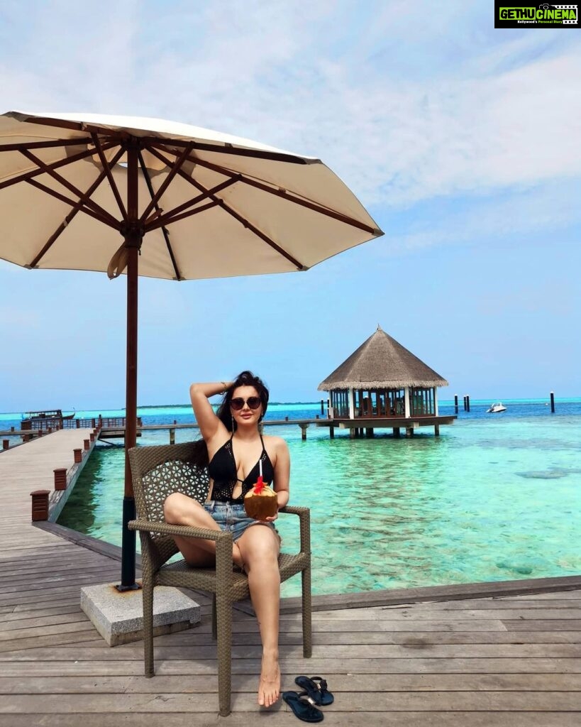 Minissha Lamba Instagram - My tropical paradise.... @hideawaybeachmaldives @rupalidean. #myhideaway #hideawaybeachmaldives Hideaway Beach Resort & Spa Maldives