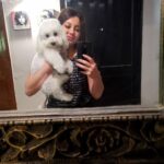 Minissha Lamba Instagram – Mirror selfie with my freshly groomed like girl ❤️ Kiki