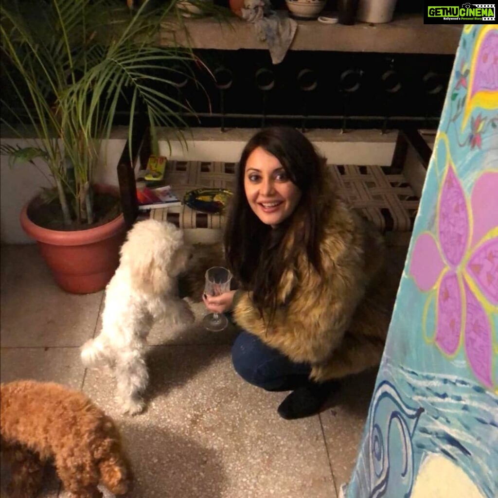 Minissha Lamba Instagram - Nothing like spending some quality time with your puppy . . . . . . . . . . . #poodlesofinstagram #poodlelove #poodle #dogsofinstagram #dogsofinsta #dogoftheday