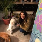 Minissha Lamba Instagram - Nothing like spending some quality time with your puppy . . . . . . . . . . . #poodlesofinstagram #poodlelove #poodle #dogsofinstagram #dogsofinsta #dogoftheday