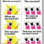 Minissha Lamba Instagram - Funny yet true... I know so many people who wouldn't take the vaccine if offered ASAP... How about you? Will you? What are your thoughts..