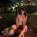 Minissha Lamba Instagram - Bonfire Night under the full moon sky