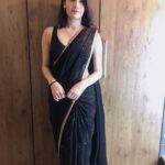 Monica Sharma Instagram - Throwback to being Vasudha☄️🧯 . . Also, not to forget, gorg saree by - @renuka_kadiyan 🥵 . #blacksaree #blacklove #desigirl #desifashion #desi_diaries #black #saree #sareelove #sareefashion #instafashion #fashioninsta #sareestyle #sareefashion #sareedraping #sareelover #styleinspo #sareeindia Mumbai, Maharashtra