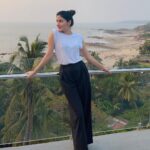 Monica Sharma Instagram - For every, every Forever, everrr.. take me far & keep me safe🎶🦋 . . . #salud #beachview #beachlife #beachvibes #beach #natureview #beautifuldestinations #travel #travelgoals #travelgirl #seabreeze #breezy #whataview #travelmore #travelingram #goadiaries #naturelovers #naturalbeauty #beachside #2022 SALUD