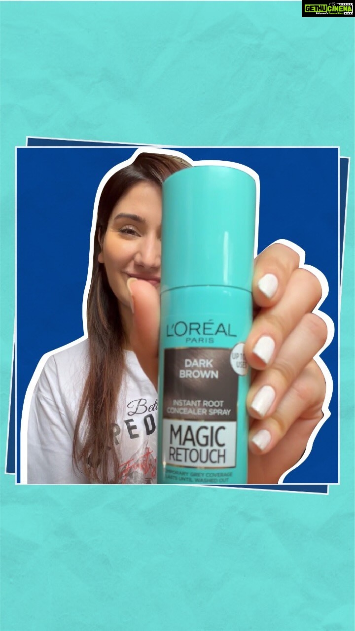 Monica Sharma Instagram - Need a quick grey hair touch up for a sudden plan?! Cover your greys instantly thanks to L'Oreal Paris Magic Retouch! Greys gone in 3..2..1 seconds!! It's a magic solution for concealing greys + roots with one quick spray. No Ammonia, it's lightweight, no-transfer formula & will keep you covered till your next shampoo! Just Shake Spray Stay! Thank you @lorealparis for this quick time saving hack! @amazonfashionin #Collab #MagicRetouch #GreysGoneIn3Sec #SprayAwayTheGreys New Delhi